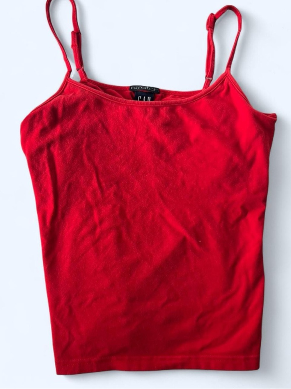 Vintage GAP Red Stretch Spaghetti Strap Camisole Size Medium
